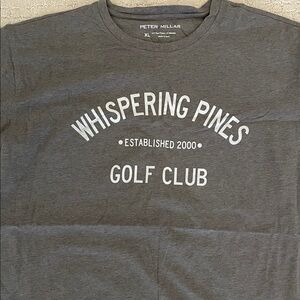 Peter Millar Charcoal Whispering Pines Tee